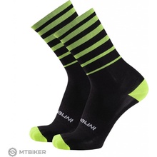 Nalini Gravel socks ponožky čierna/neon žltá