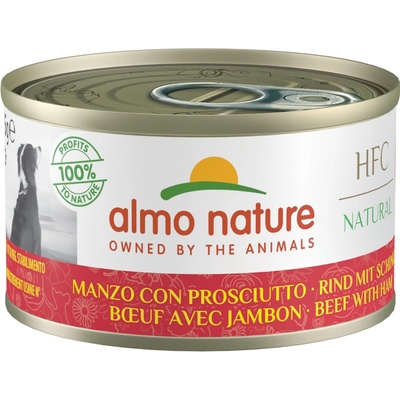 Almo Nature Dog HFC Hovězí se šunkou 24 x 95 g