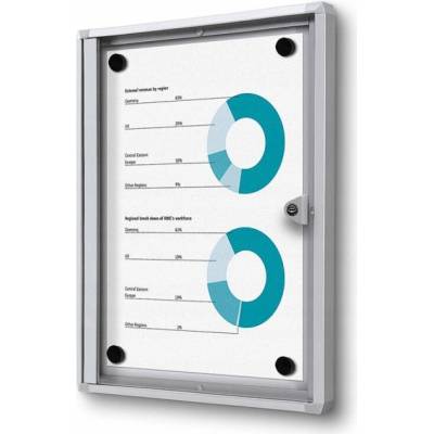 Magnetická vitrína Economy, nehořlavá, 1 x A4