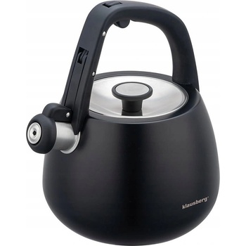 Klausberg KB-7774 неръждаема стомана чайник със свирка 2, 5L (KB-7774)