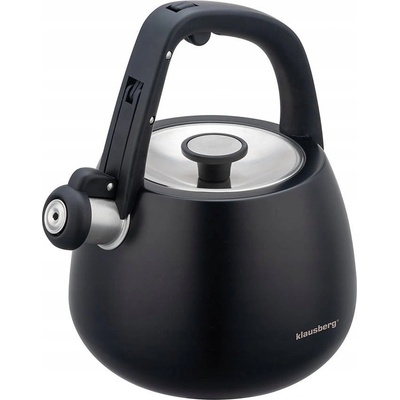 Klausberg KB-7774 неръждаема стомана чайник със свирка 2, 5L (KB-7774)