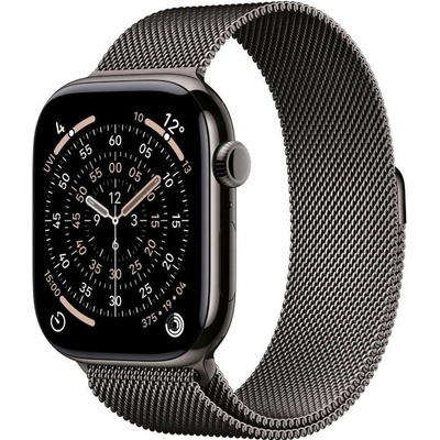 Apple Watch Series 11 Cellular (46mm) Bridlicovo šedý titán s bridlicovo šedým milánskym ťahom S/M MFD34MP/A
