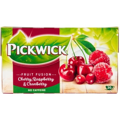 Pickwick Fruit Fusion малинов чай с череши и боровинки 20x 2g