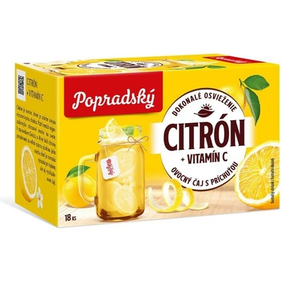 BOP ovocný citrón a vitamín C 18 x 2 g