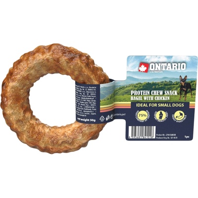 Ontario dog protein snack bagel s kuracinou 8,9 cm