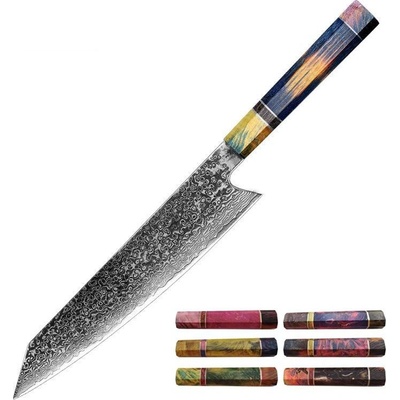 IZMAEL Damaškový kuchynský nôž Funabaši Multi 20.2 cm