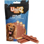 Uniq Pets Meaty Horse and Beef Sticks меки стикчета за кучета с конско месо и говеждо, 80 г