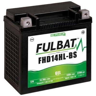 Fulbat FHD14HL-BS GEL, YTX14L-BS GEL