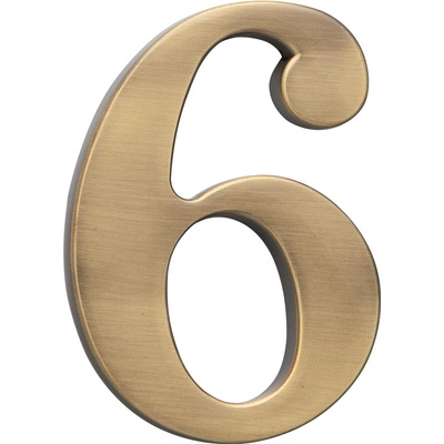 COBRA číslice 5cm Povrch: OFS - bronz česaný, Prevedenie: 6