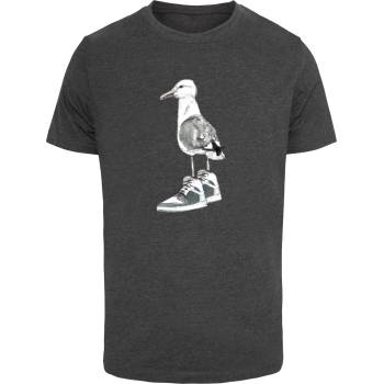 Mister Tee Тениска Seagull Sneakers Tee charcoal XXLUB-MT1926-00091 - Черен, размер 4XL