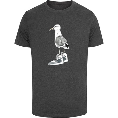 Mister Tee Тениска Seagull Sneakers Tee charcoal XXLUB-MT1926-00091 - Черен, размер 4XL