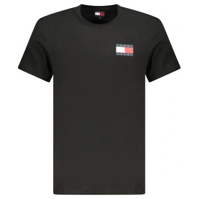 Tommy Hilfiger stylové pánské tričko s krátkým rukávem Black