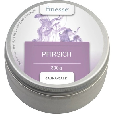 finesse® Ексфолираща сауна сол, праскова, 300 г