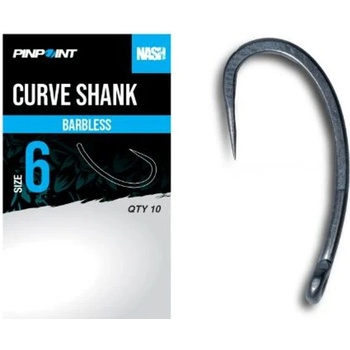 Nash Háčky Curve Shank Barbless 10 ks - vel.4