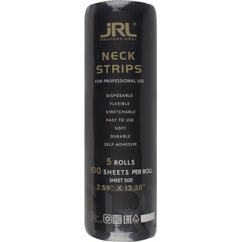 JRL Black papier na ochranu krku biely 5 x 100 ks