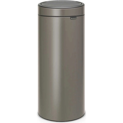 Brabantia Kôš na odpadky nerezová oceľ 30 l sivý