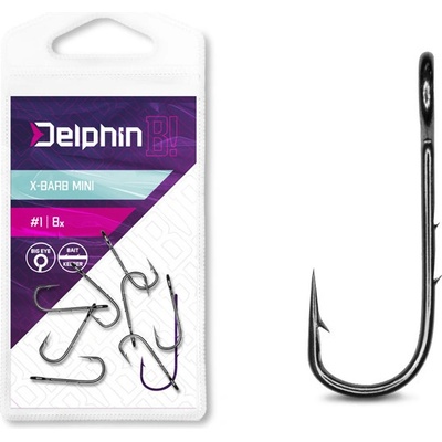 Delphin Háček na čeburašku B! X-BARB MINI 8 ks vel.1