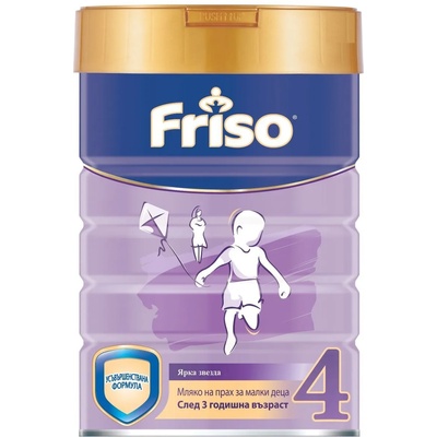 Frisolac Мляко на прах за малки деца Friso 4, 400 g (8716200708654)