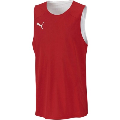 Puma Obojstranný pánsky dres DACH PRACTISE JERSEY červená biela