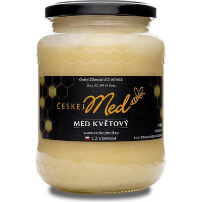 ČeskejMed med květový ZKRYSTALIZOVANÝ 1 kg