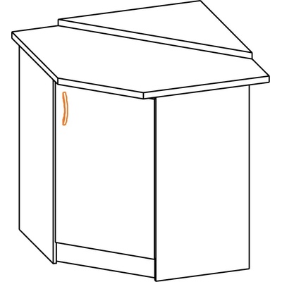 Bogdan Furniture Europe Долен ъглов шкаф Alina 90Н-E20