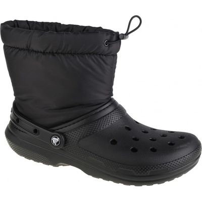 Crocs Classic Lined Neo Puff Boot 206630-060 snehové topánky black