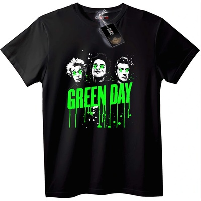 NOONEBRAND Тениска Green Day Band - XS, Black