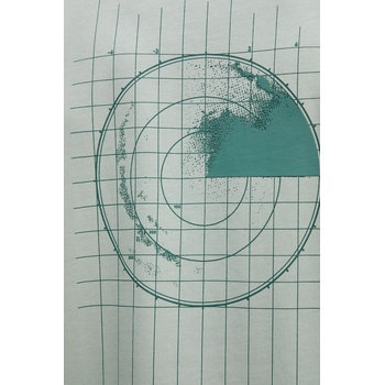 BOSS Orange Памучна тениска BOSS Orange в зелено с десен 50551637 (50551637)