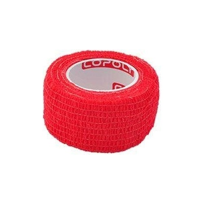 CoPoly ovínadlo elast. 2, 5 cm x 4, 5 m červená