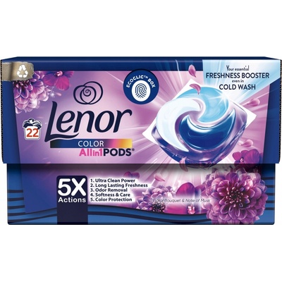 Lenor All-in-1 Pods Kapsule na pranie Amethyst Floral Bouquet 22 PD