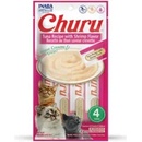 Inaba Churu Pyré cat Tuniak s krevetami 4 tuby 56 g