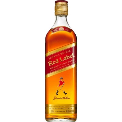 Johnnie Walker RED LABEL 5y 40% 0,7 l (holá láhev)