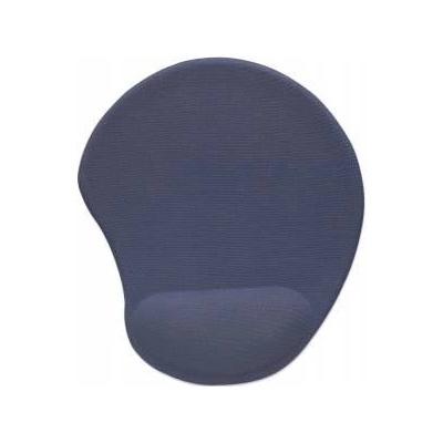 Manhattan Mouse pad, Blue Ergonomic Gel Support Pad and Mouse Mat, 230 x 200 x 20mm, Low friction, Non slip base, Polyester jersey,