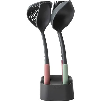 Brabantia Комплект прибори за готвене Brabantia Tasty+ Mixed 4 части и поставка (1001200)