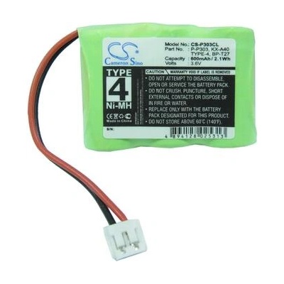 Cameron Sino Батерия за телефон 3* 1/2АА 3.6V NiMH 600mAh V Tech 2417 KX-A40 Cameron Sino (CS-P303CL)