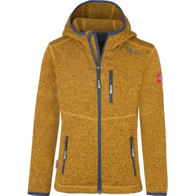 TROLLKIDS Детско поларено яке Trollkids Kid's Jondalen Jacket XT Fleece jacket - Bronze / Mystic Blue - размер 98 (EU) (703-2541-1212)