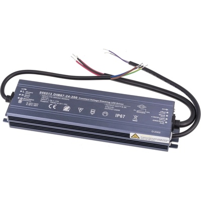 Stmívatelný napěťový zdroj DIM67 24V 200W