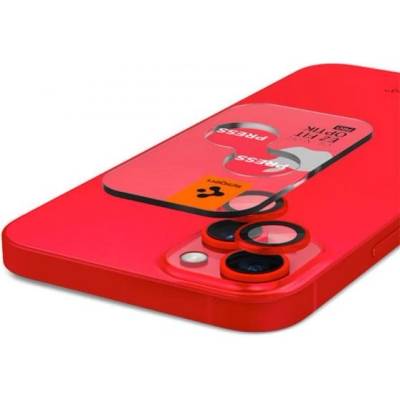 Spigen Glass EZ Fit Optik Pro 2 Pack Red iPhone 14/iPhone 14 Plus AGL05605