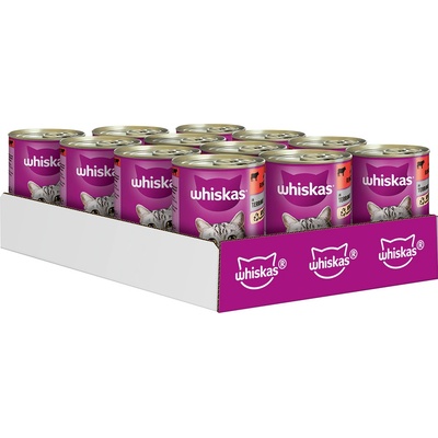Whiskas 1+ hovädzie v želé 24 x 400 g