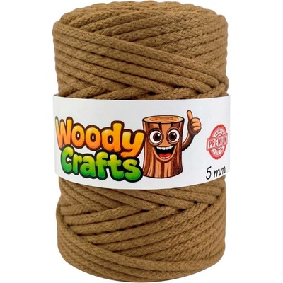 Woody Crafts Woody PREMIUM 5 mm (100m) - Světle hnědá (Light Brown)