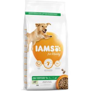 Iams кучешка храна за възрастни големи породи, агнешко 12 кг