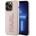 KARL LAGERFELD Кейс Karl Lagerfeld 3D Rubber Glitter Logo за iPhone 15 Pro, розов (3666339166496)