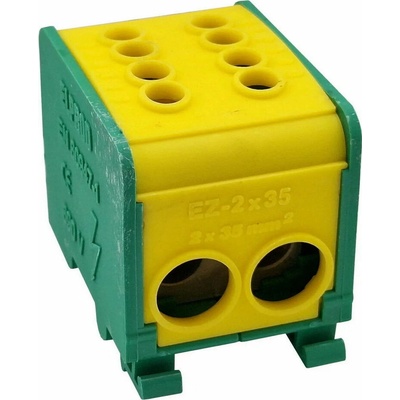 ELEKTRO BEČOV Blok DTB 2×35 distribuční žluto-zelený