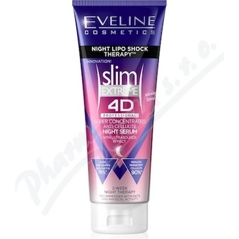 Eveline Cosmetics Slim Extreme 4D Lipo Shock Therapy noční sérum s hřejivým efektem 250 ml