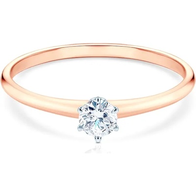 SAVICKI Годежен пръстен The Journey: двуцветно злато, диамант