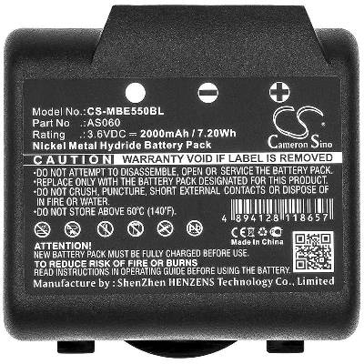 Батерия за дистанционно управление за кран iMET BE5500, M550S ZEUS AS060 NIMH 3, 6V 2000mAh Cameron Sino (CS-MBE550BL)