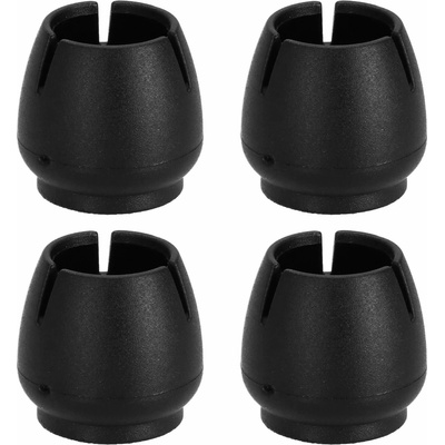 Silikonové návleky na nábytek s filcem 1416 mm, sada 4ks, černé SPRINGOS HA7255