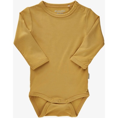 Dětské body s dlouhým rukávem z bambusu Rattan MINYMO