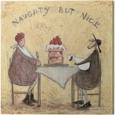 Obraz na plátne Sam Toft - Naughty But Nice, 2 - 30×30 cm