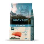 Bravery Salmon Medium & Large Breeds Adult Dog - за израснали кучета от средни и едри породи със сьомга, 12kg